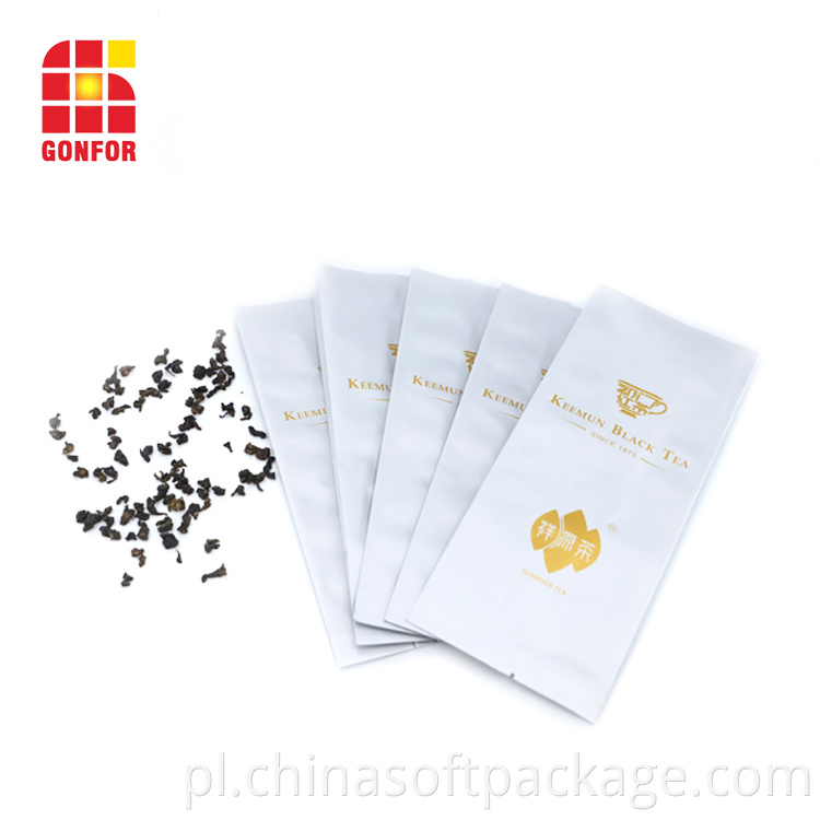 Custom Printed Aluminum Foil Side Gusset Bag For Tea Packaging 3